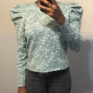 Puff sleeve top